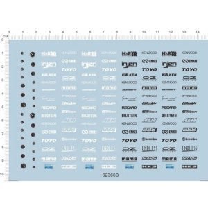 1/24 Scale Water Decal Sticker